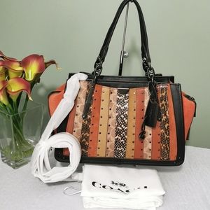 NWT Coach Dreamer Patchwork Snakeskin